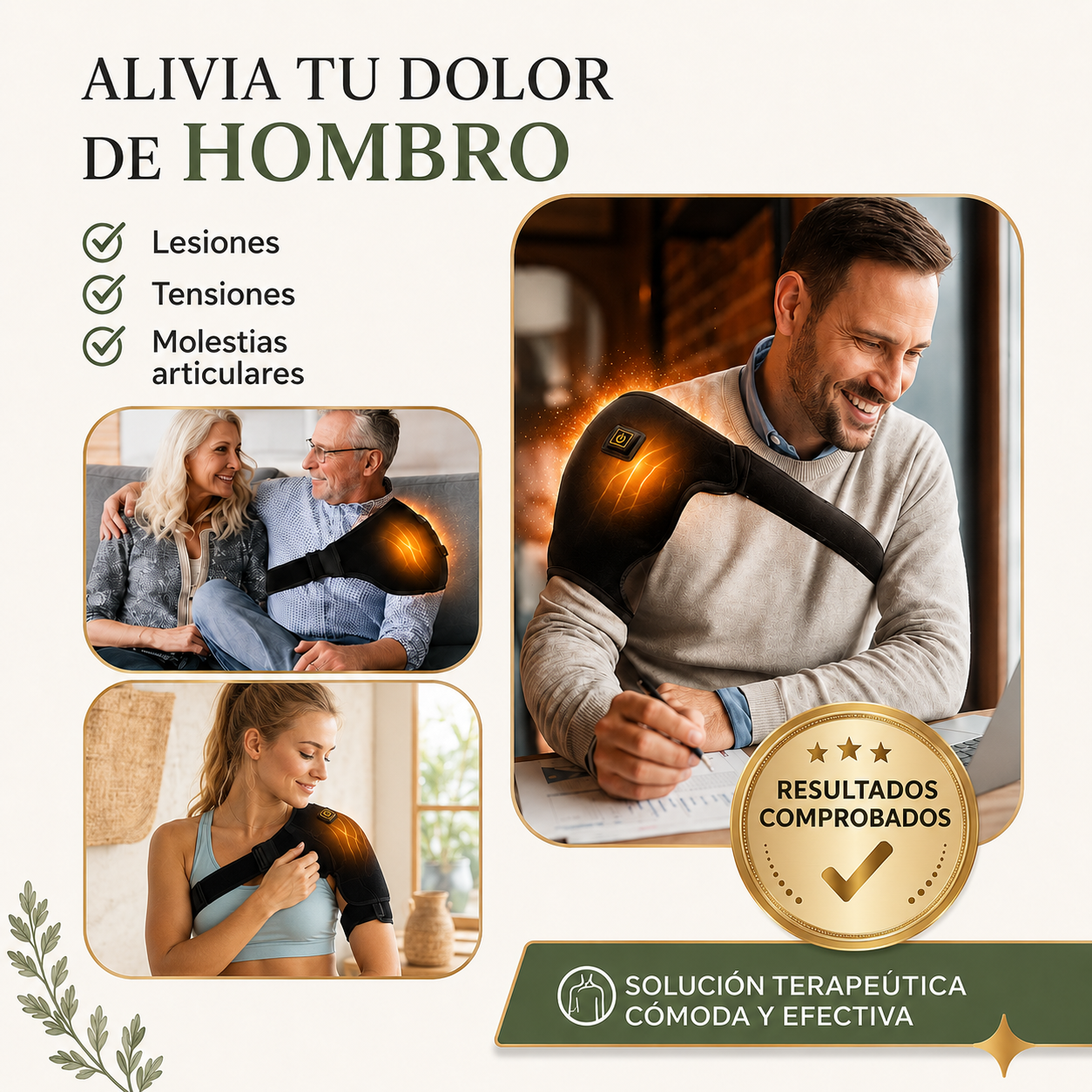 TermaVital Pro™ – Hombrera Térmica de Calor Infrarrojo