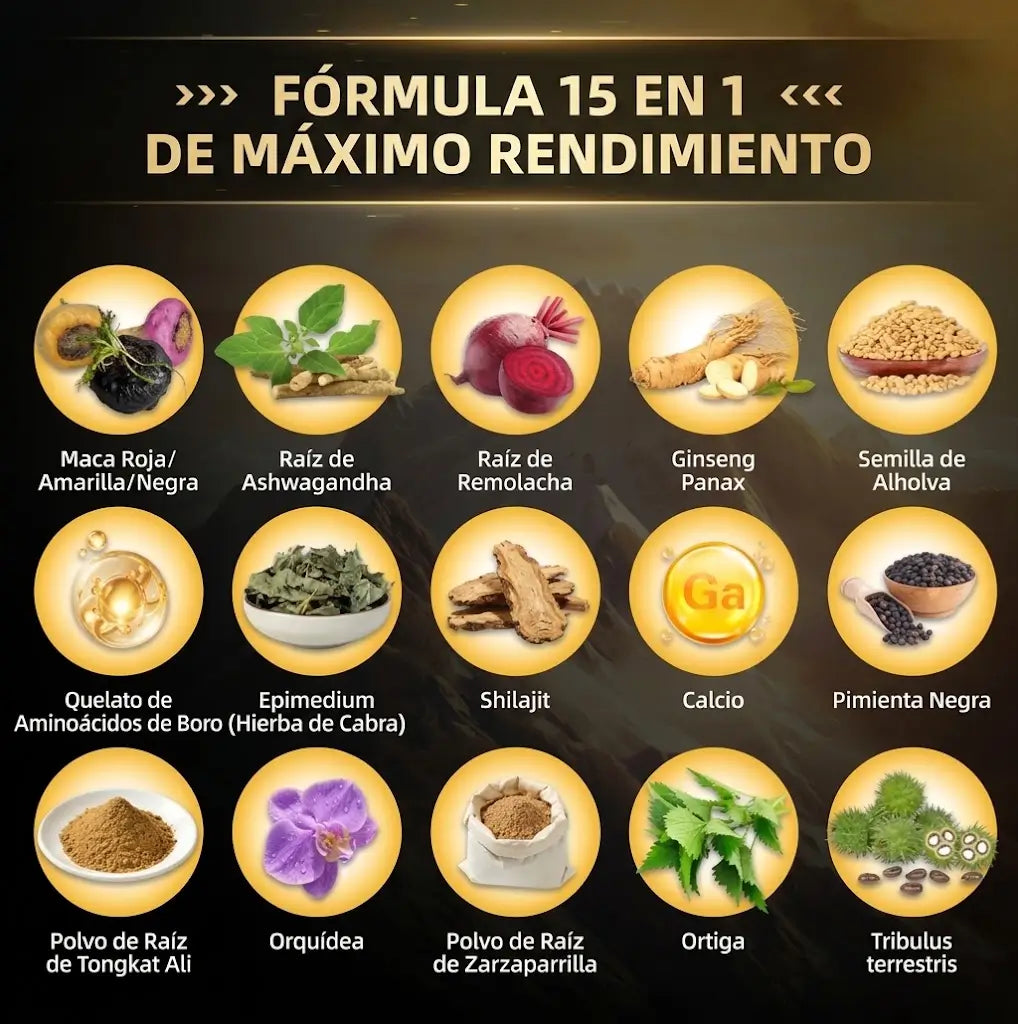 Hi Plus Maca Prime Active 15 en 1 | 50 softgels